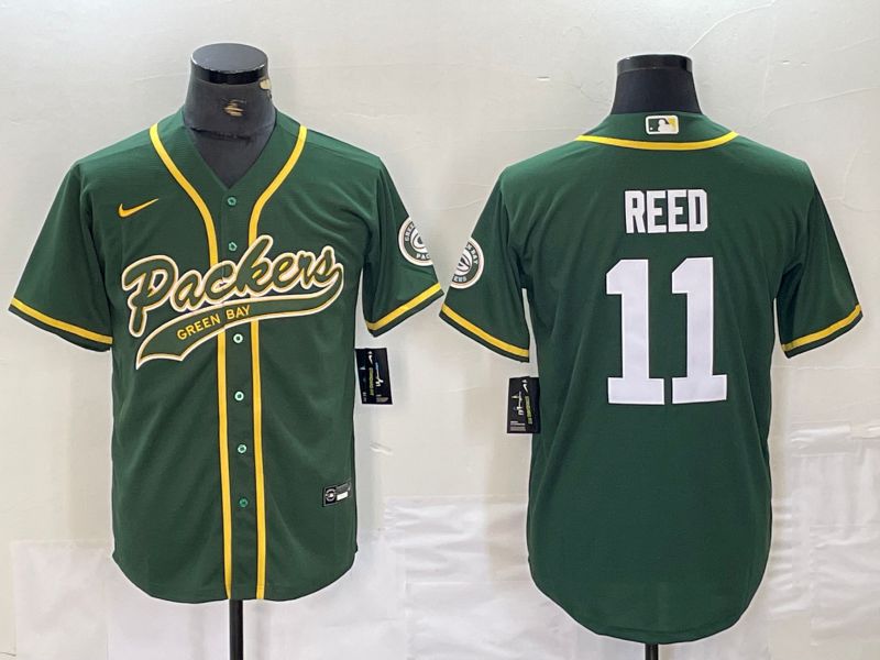 Men Green Bay Packers #11 Reed Green Nike 2024 Co Branding Game NFL Jersey style 1->customized ncaa jersey->Custom Jersey